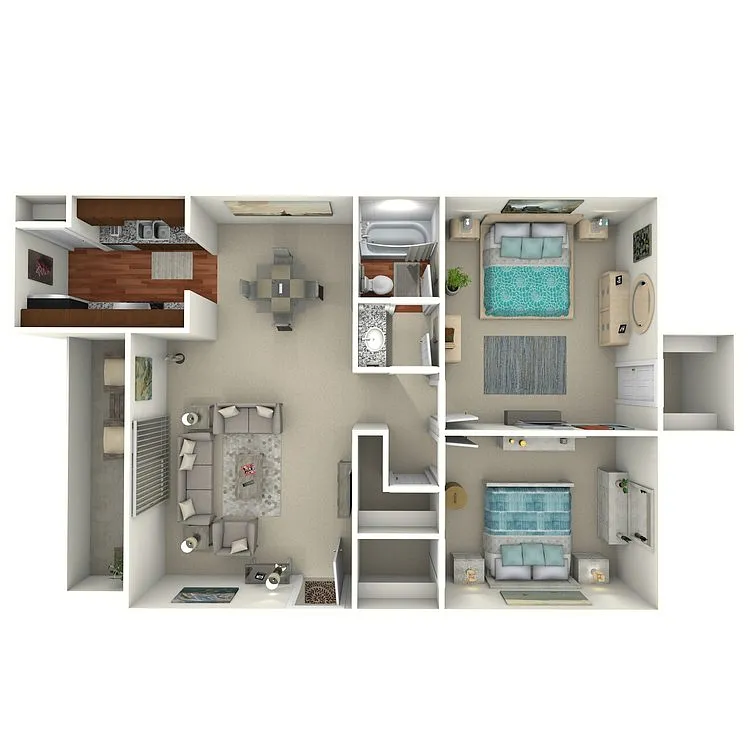 Floor plan 2BE