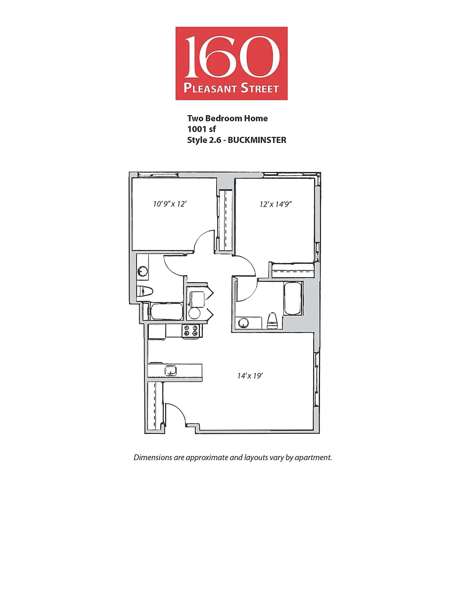 Floor plan Buckminster