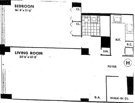 2nd image of 300 W 55th St APT 16H