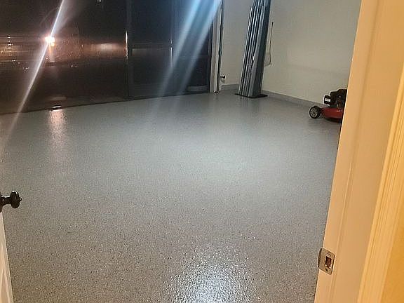 garage from kitchen view