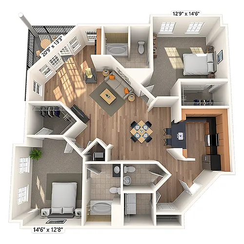 Floor plan 23K