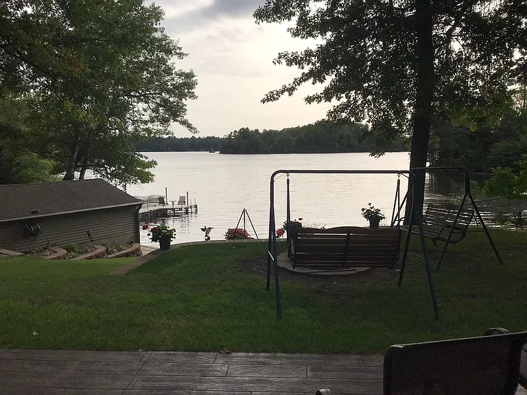 View from lower patio