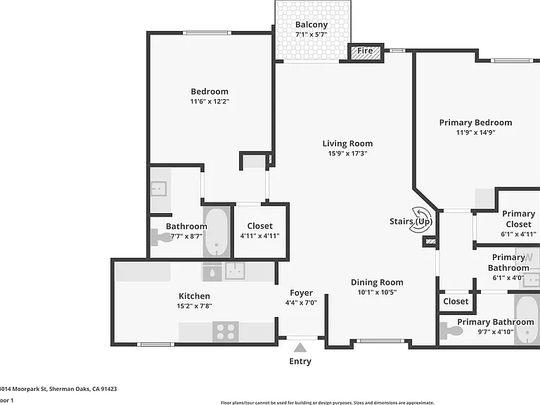 Floor plan of 2+2 with loft