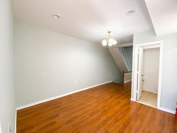 First floor: living room/dining room