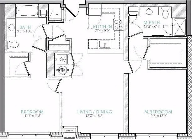 2-B4 floor plan Estuary