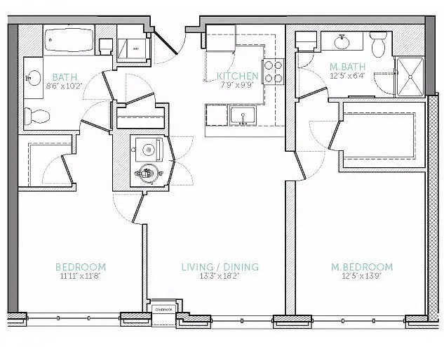Floor plan 2-B4