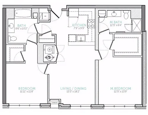 Floor plan 2-B4
