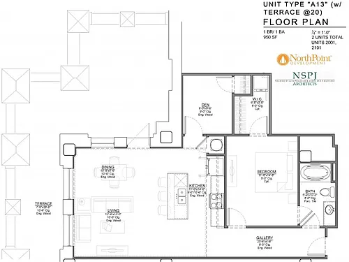 Floor plan B13-TERR