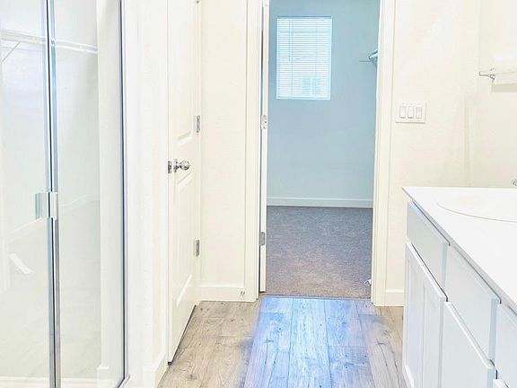 Master bathroom and walking closet