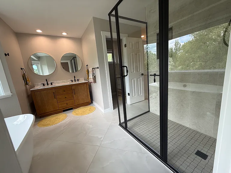 Newly remodeled Primary bathroom