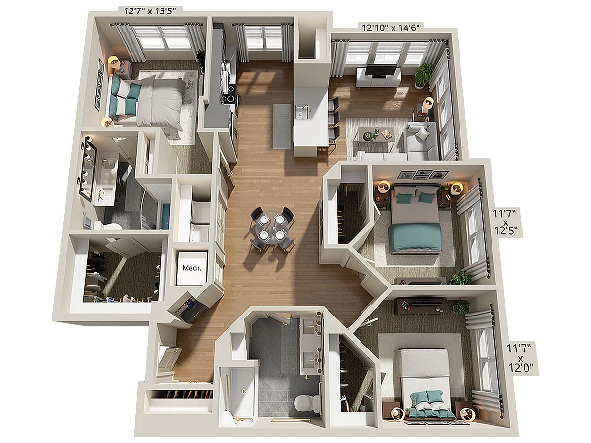Floor plan C1H