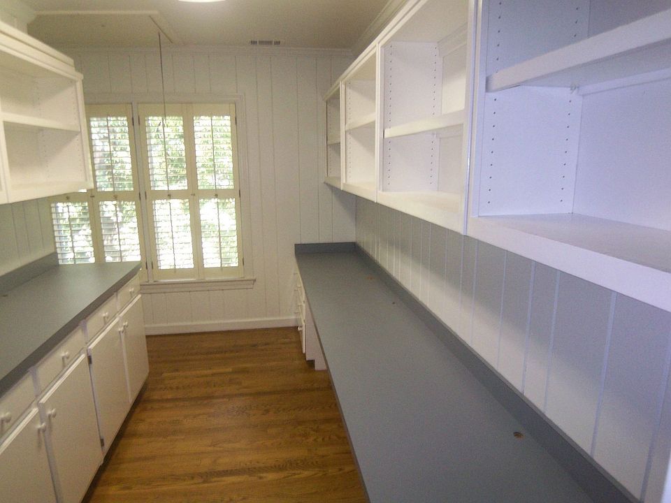 Upstairs office or hobby room.