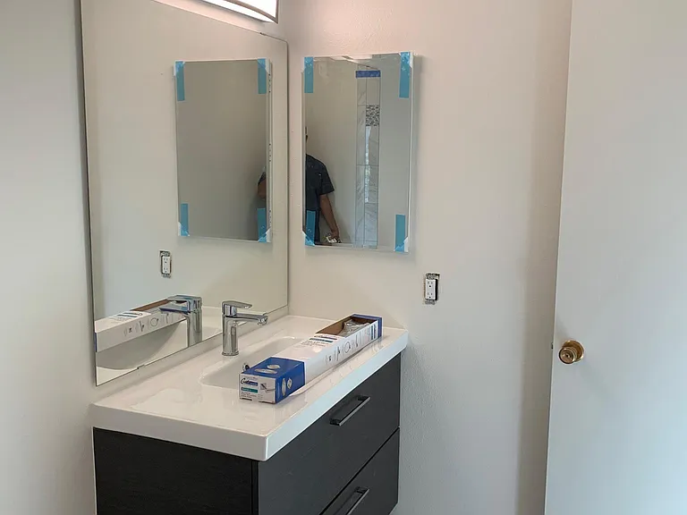 Master bathroom sink