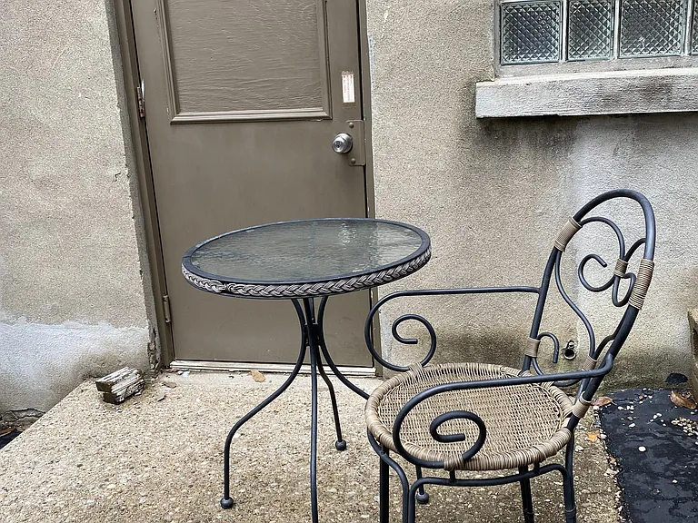 Tenant may enjoy to relax on our patio set