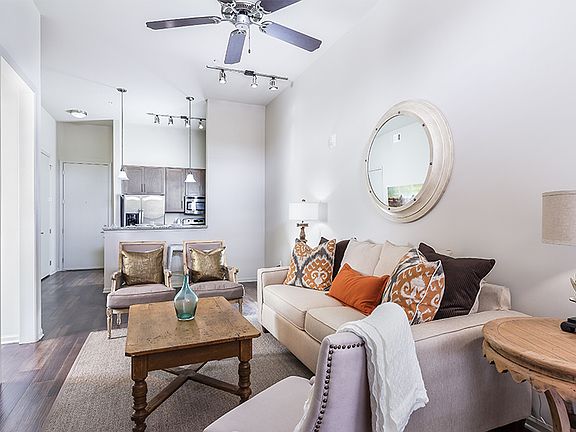 Ceiling fans in living rooms and bedrooms