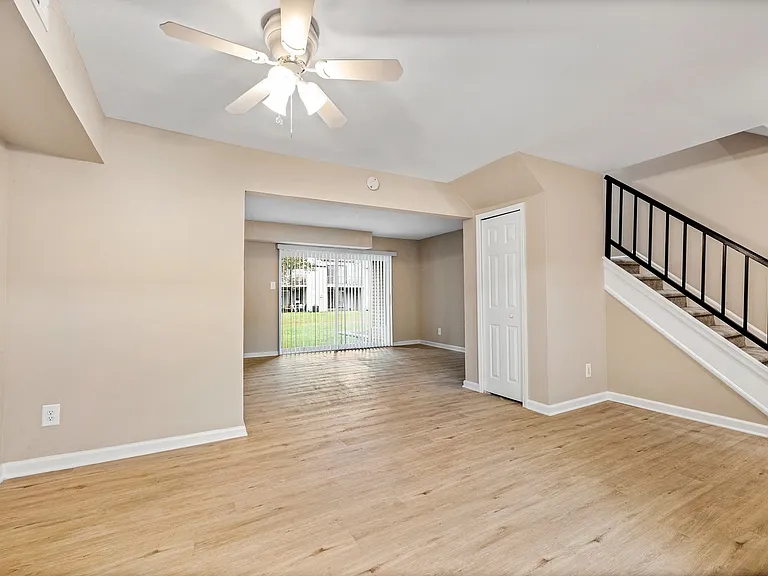 Plank flooring downstairs