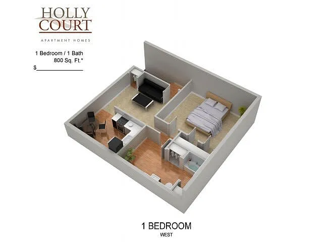 Floor plan 1WR