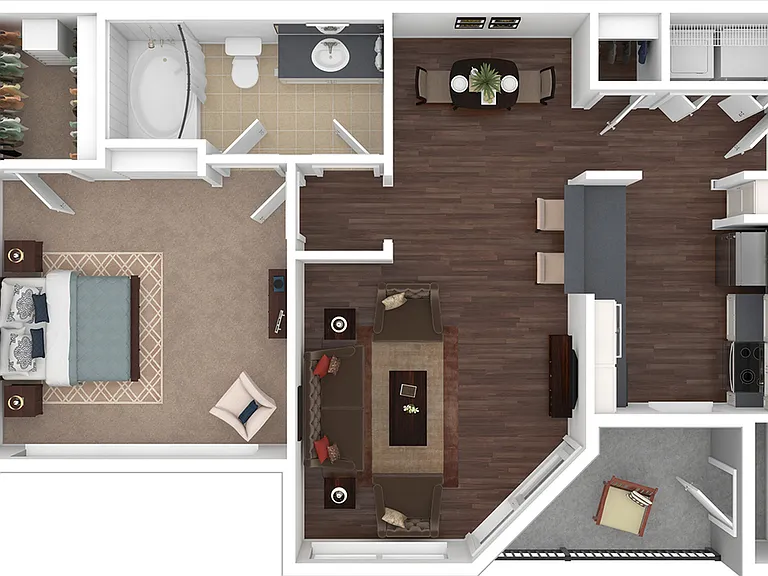 A1 Floorplan | 1 Bedroom A1 Floorplan | 1 Bedroom