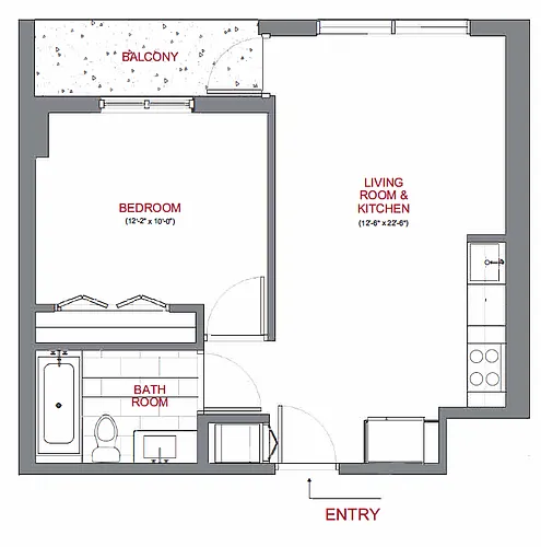 Floor plan T