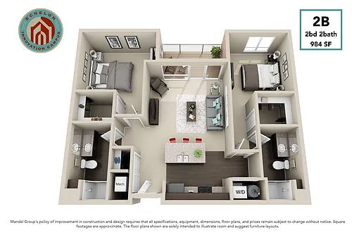 Floor plan 2B