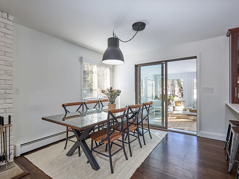 Kitchen Table entrance to sunroom