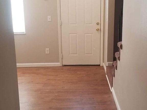 Hallway between Living to Kitchen @ half bath.