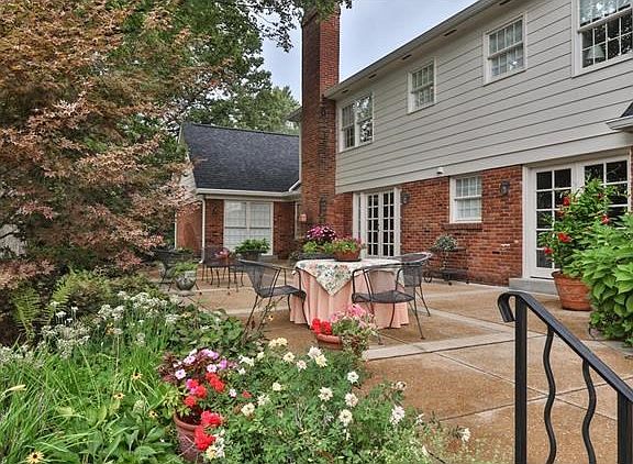 Private large backyard patio.