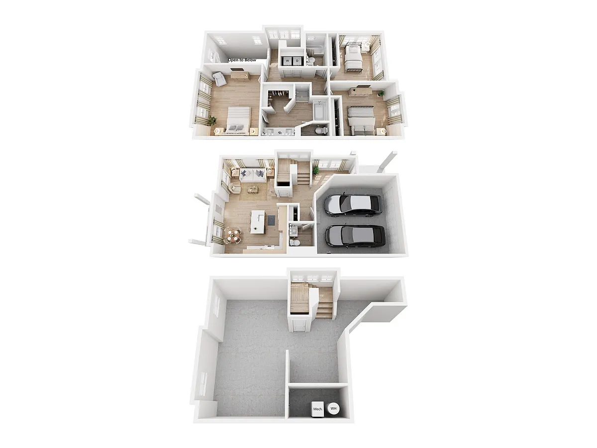 Floor plan Chatham 3 Bedroom