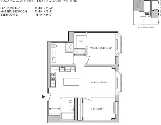 2nd image of 101 W 87th St APT 606