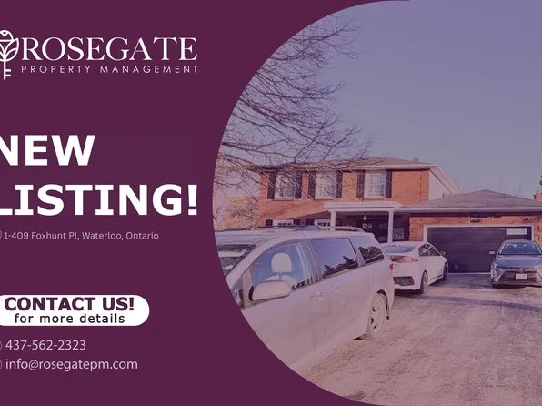409 Foxhunt Pl #1, Waterloo, ON N2K 2S7