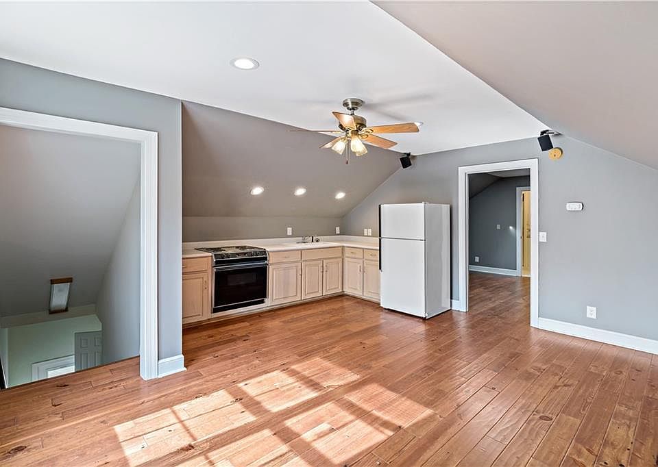 Living room and kitchen