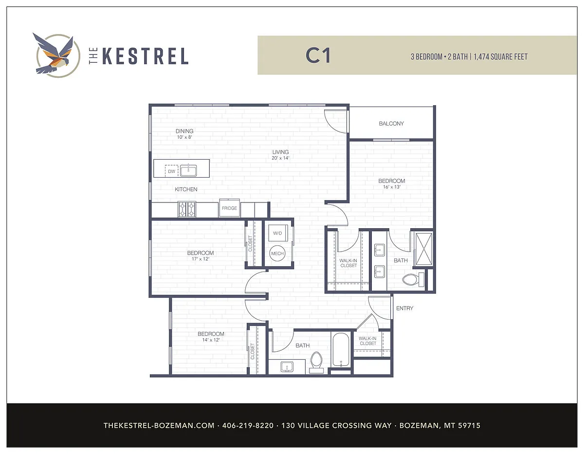 Floor plan C1