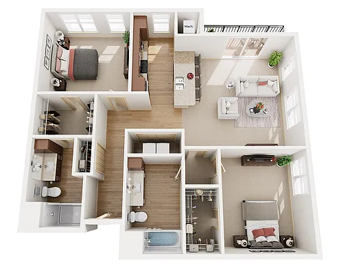 Floor plan D4