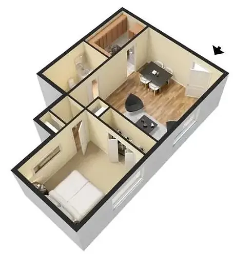 Floor plan Studio