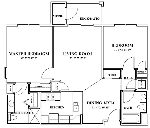 Floor plan The Barton