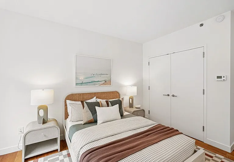 Transform your living experience at Arbor with this beautifully designed bedroom. Enjoy modern finishes, ample space, and a calming atmosphere. Perfect for relaxation and rest. Schedule your tour today and see how Arbor can be your next home!
