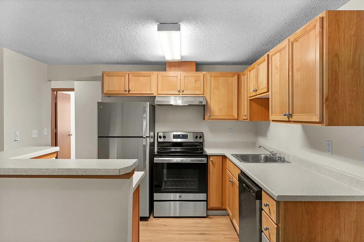 Floor plan Two Bedroom One Bath Standard