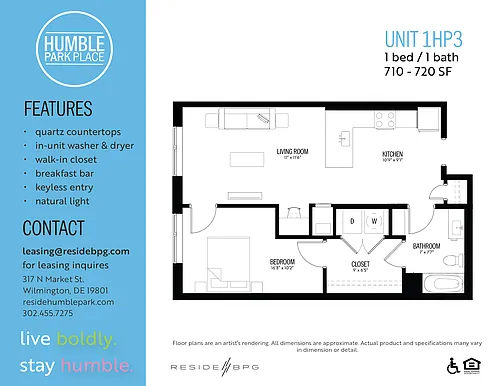 Floor plan 1HP3