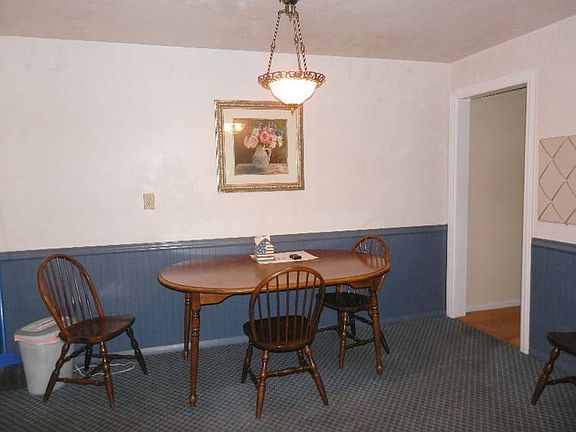 Eat in kitchen is convenient