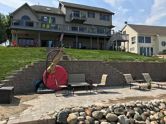 New landscaping and sod