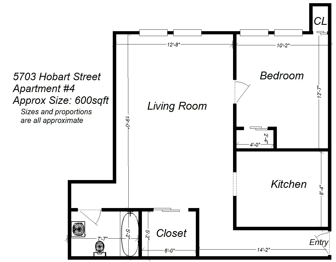 Floor plan 5703 Hobart Street 4