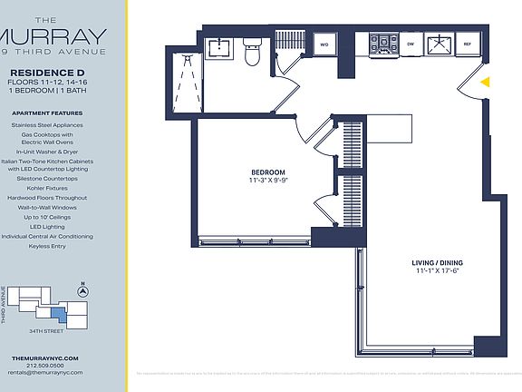 2nd image of 509 3rd Ave #15D