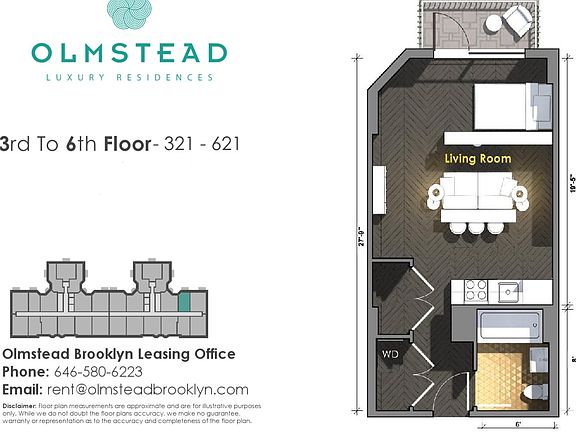 2nd image of 564 Saint Johns Pl APT 521