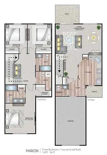 Floor plan Marion