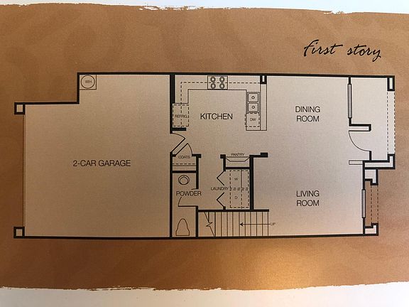 Floor plan, downstairs