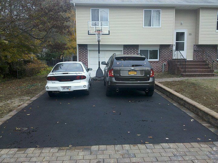 After new driveway finished