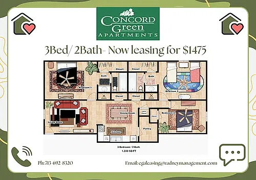 Floor plan 3 X 2