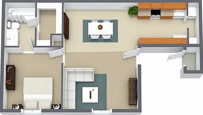 Cypress Bend - 1 Bedroom Cypress Bend - 1 Bedroom