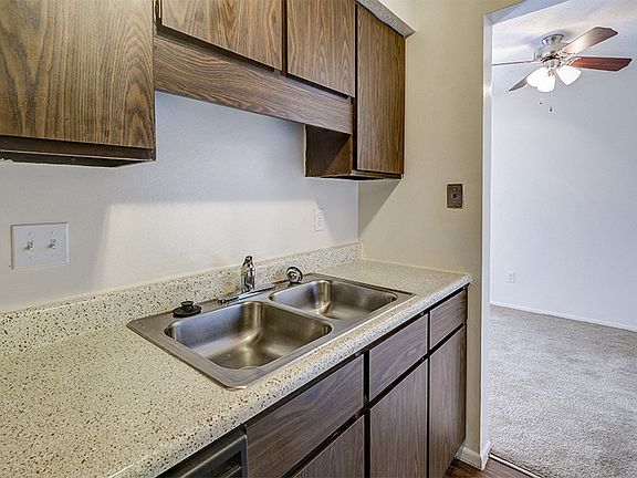 Apartment Kitchen at The Woods of Eagle Creek