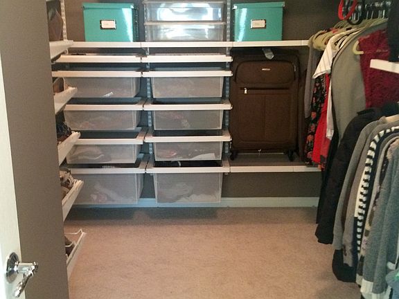 Custom walk-in closet